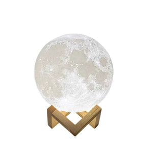 Luminária de Lua com Umidificador de Ar Ultrassônico