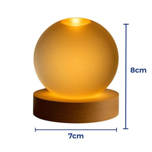 Mini Luminária 3D de Cristal Astronômica