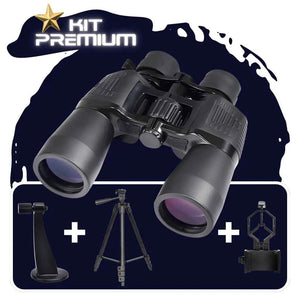 Kit Binóculos 20X50 Premium