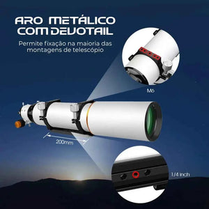 Telescópio Refrator 80mm ED OTA