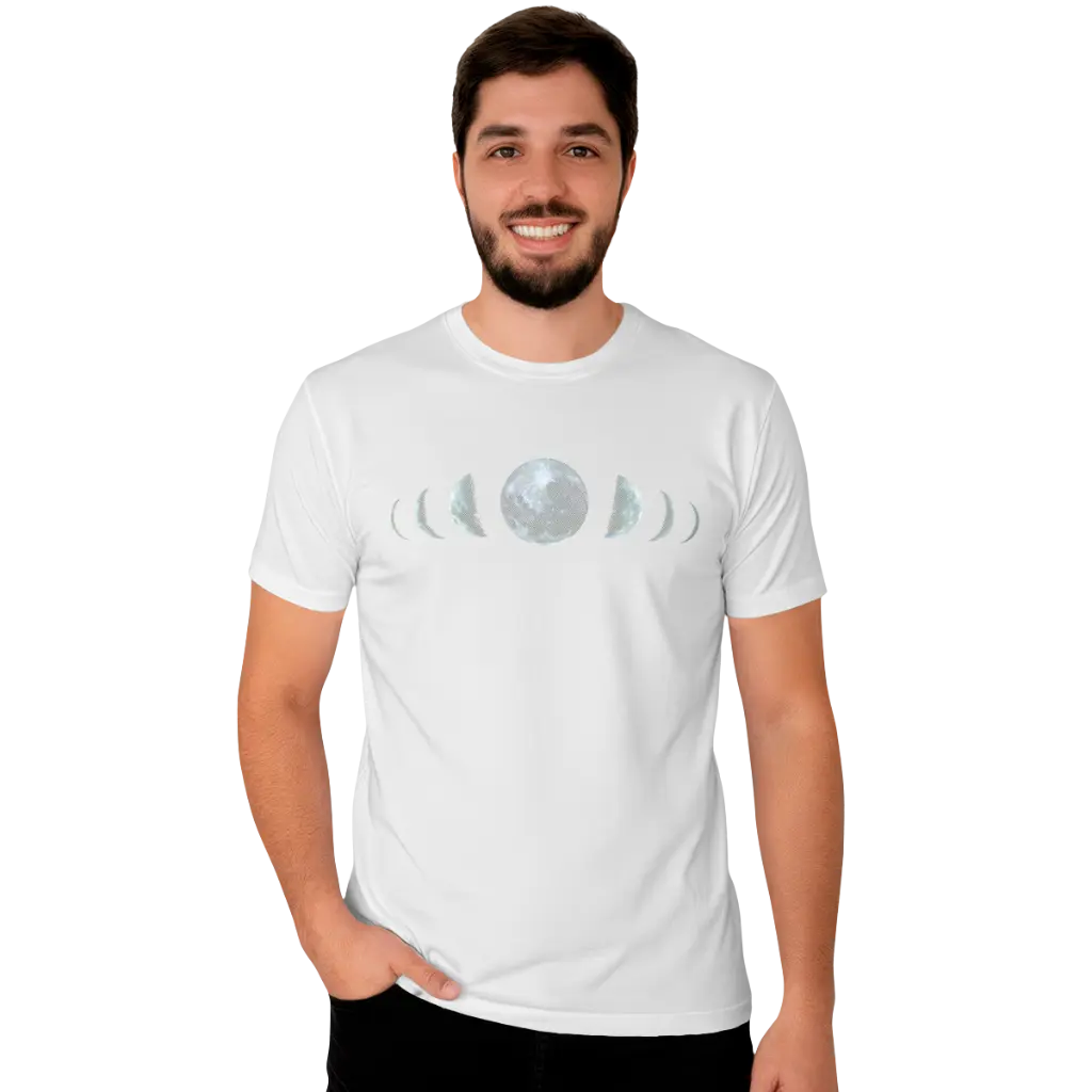 Camiseta TD White Moon Shapes