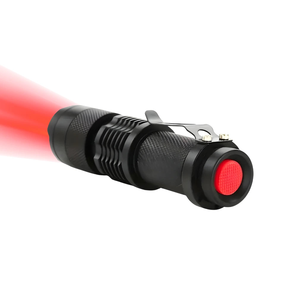 Lanterna Astronômica Pequena Vermelha de Bolso