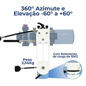 Telescópio Refrator 102mm com Montagem Altazimute e Tripé