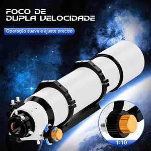 Telescópio Refrator 102mm com Montagem Altazimute e Tripé