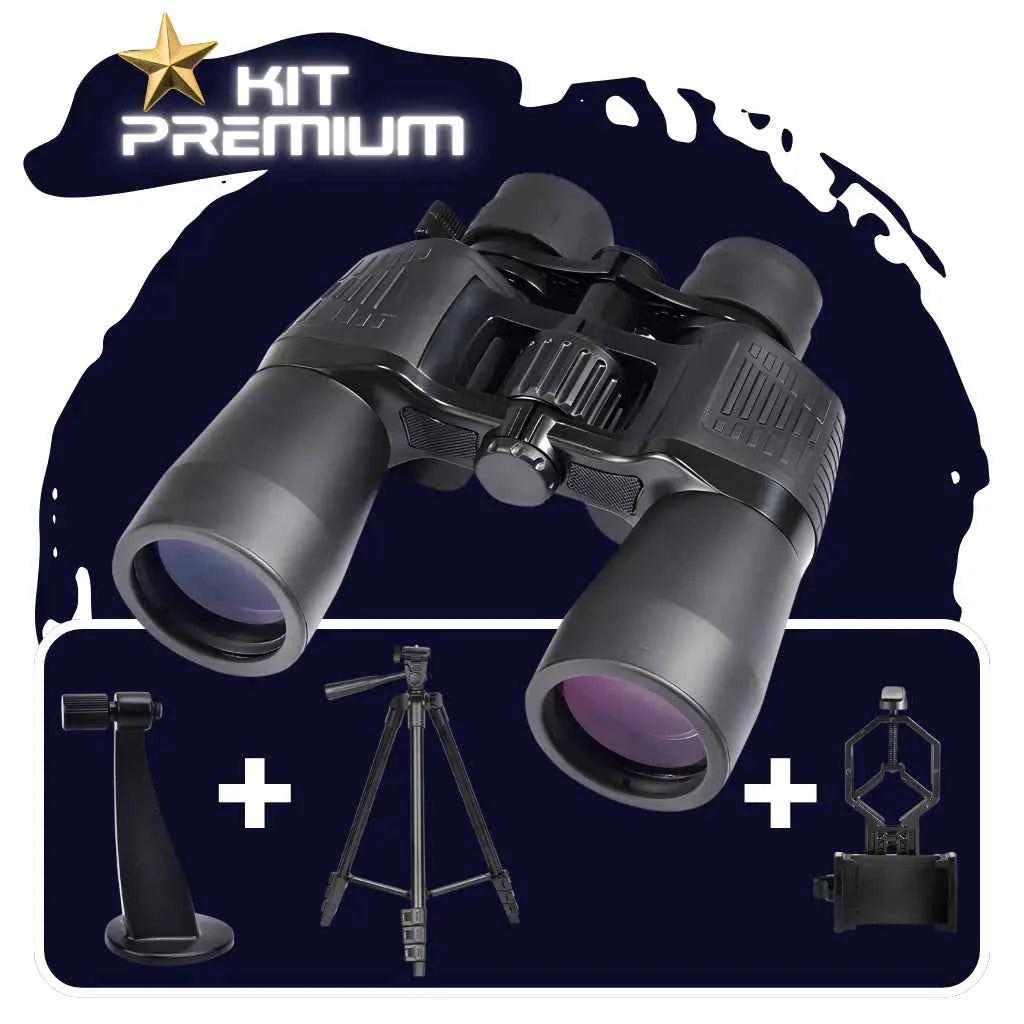 Kit Binóculos 20X50 Premium