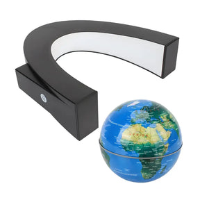 Luminária de LED Globo Terrestre com Levitação Magnética