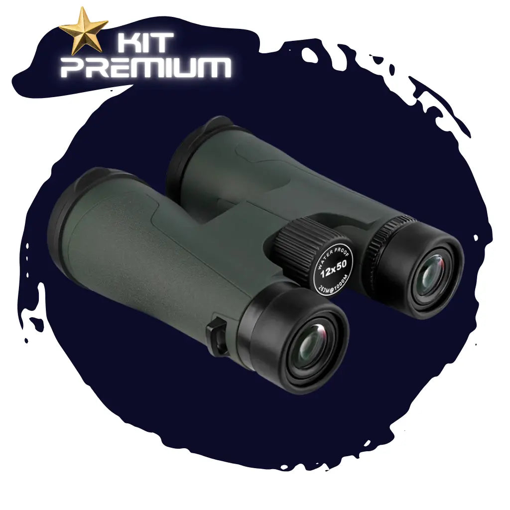 Kit Binóculos 12X50 Premium