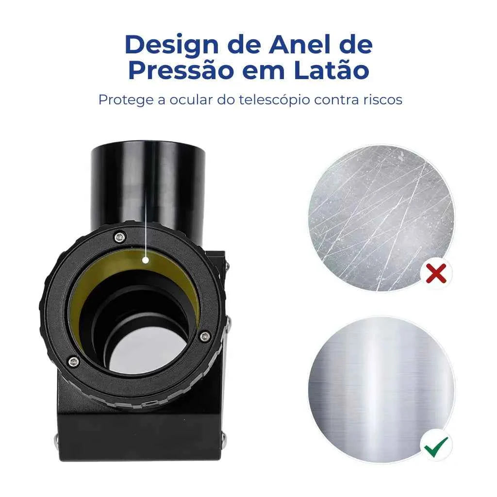 Espelho Zenital de 1,25 Polegadas e 90 Graus