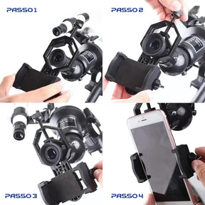 Suporte SvBony Universal para Celular em Oculares de 25 a 48mm