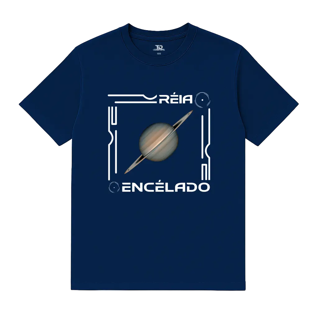 Camiseta TD Saturn Moons Azul