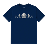 Camiseta TD White Moon Shapes Azul