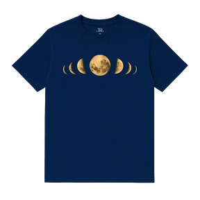 Camiseta TD Yellow Moon Shapes Azul