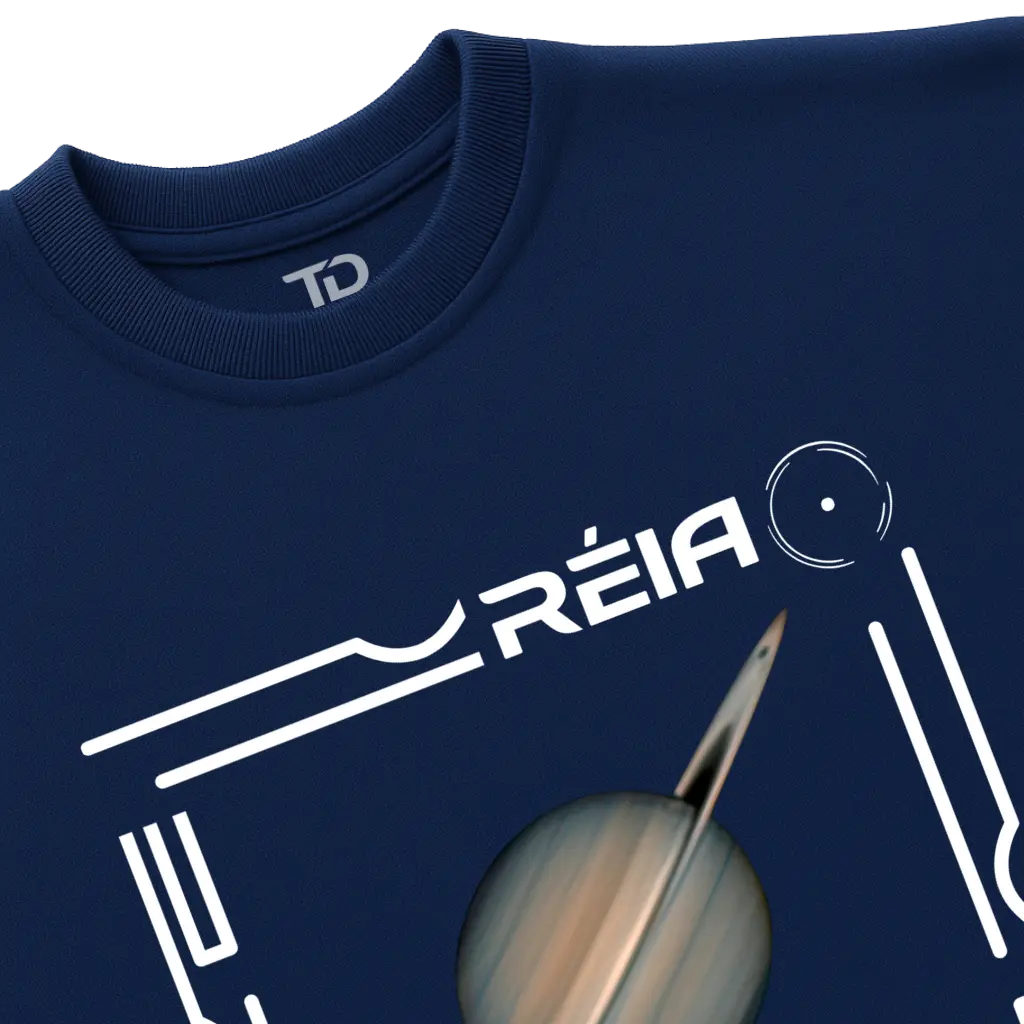 Camiseta TD Saturn Moons Azul