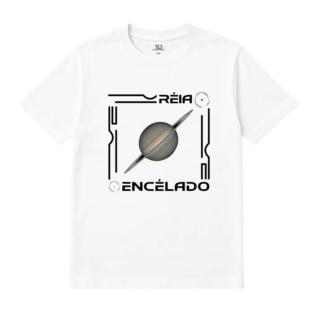 Camiseta TD Saturn Moons Branca