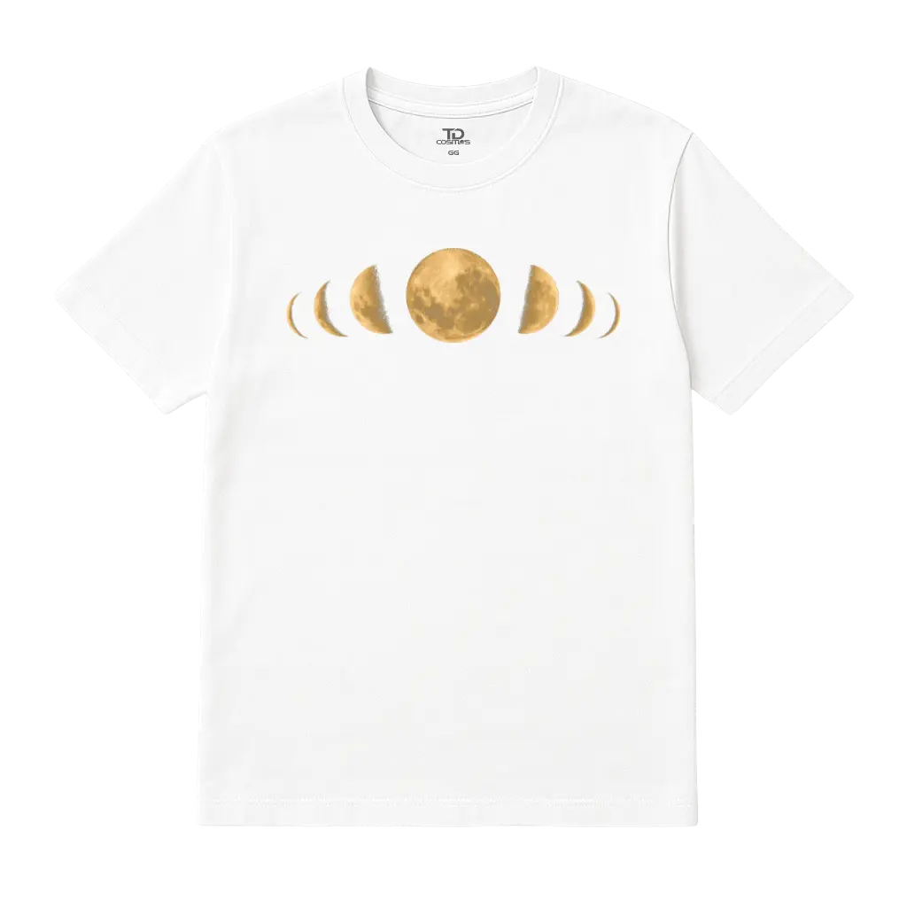 Camiseta TD Yellow Moon Shapes Branca