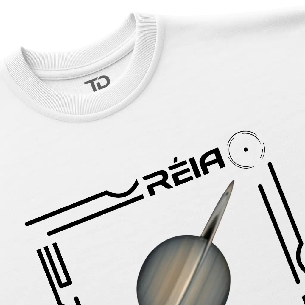 Camiseta TD Saturn Moons Branca