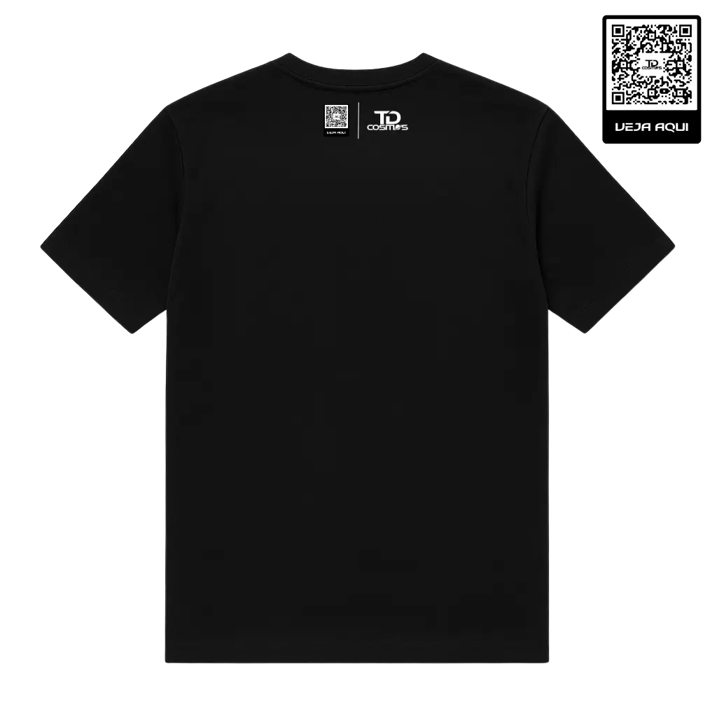 Camiseta TD Saturn Moons Preta
