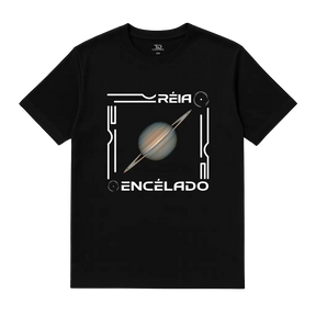 Camiseta TD Saturn Moons Preta