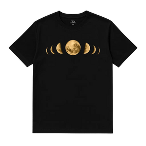 Camiseta TD Yellow Moon Shapes Preta